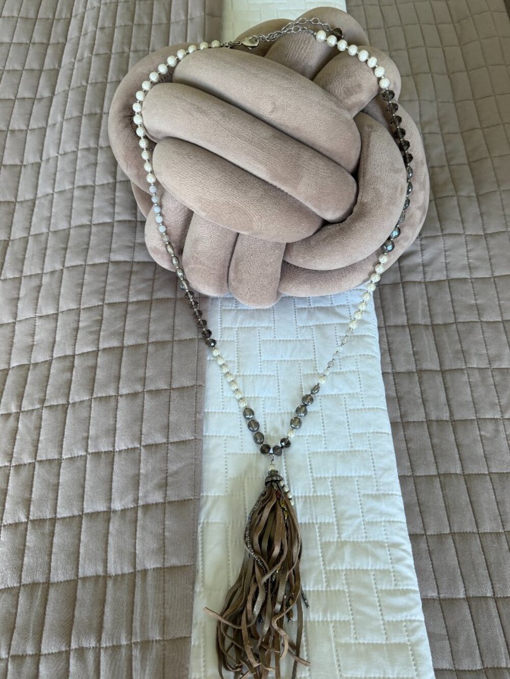 Chico's Statement Tassel Medallion Necklace ✨